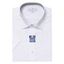 카운테스마라 CDHV2B5454A0 신축성있고 구김이적은 슬림핏 화이트 반팔셔츠