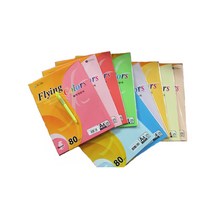 삼원 A4 플라잉칼라 80g P시리즈, P43 오렌지색