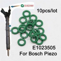 오일주입기 ERIKC 10PCS E1023505 오일 리턴 파이프 조인트 씰링 보쉬 피에조 연료 인젝터 0445115 분무기 0445116 용 O-링, 단일옵션, 10개
