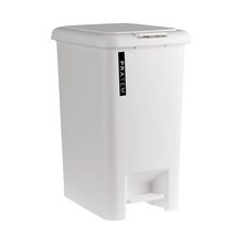 프라템 프리미엄 타워 휴지통 20L, 화이트, 1개