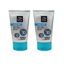 Tsm 미쟝센 파워스윙 헤어세이프 강력세팅 매트왁스 1+1, 미쟝센 헤어세이프 매트왁스110ml(2개)