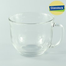 유리 머그컵 씨리얼 컵 강화유리 475ml 1pcs 글라스락, 12개