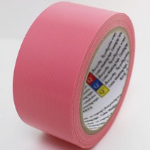 Q 보양 테이프(핑크) / 만능마스킹/길이-25M/편직원단, (핑크) 48mm  X 25M, 1개