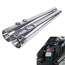 Handmo 슬립온 파이프 할리 투어링 로드 킹 글라이드 일렉트라 울트라 리미티드 핸드모 머플러 크롬 [미국 직배송], CHROME-05CC