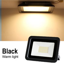 야외조명 LED 투광 조명 10W 20W 30W 50W 100W 220V 벽 램프 IP68 방수 흰색 반사판 Led 외부 야외 스포트 라이트, 웜 화이트_50W Led Flood Light | CH