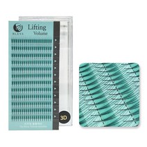 블레스 리프팅볼륨래쉬 3D(W래쉬) 러시안볼륨래쉬 속눈썹연장재료 닭발래쉬, 1개, 컬종류-CC컬/컬굵기-0.05/컬길이-13mm