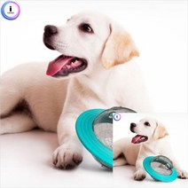 애완동물 우주선 간식볼 간식볼 강아지공던지기 강아지간식볼 강아지간식공 강아지사료장난감, 옐로우