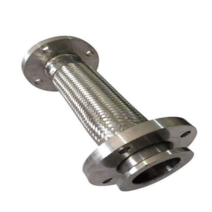 스테인레스 플랜지 금속 골판지 호스 와이어 고온 고압, DN50x500 DN50x500