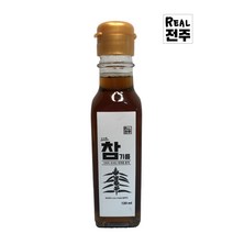 리얼전주 국산 100% 참기름 들기름 향과 맛 건강 명절선물 밥도둑, 참기름:475ml