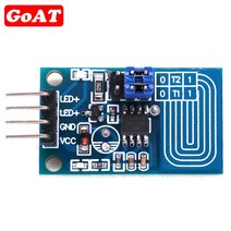 정전 식 터치 조광기 무단 PWM 제어판 유형 Arduino 용 LED 스위치 모듈, 한개옵션0