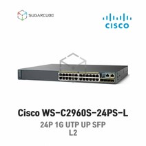 Cisco WS-C2960S-24PS-L 시스코 네트워크 L2 L3 중고스위치