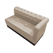 대성쇼파 클래식스타일 볼링장 대기 쇼파 3인용(B형), DS 104(블랙)