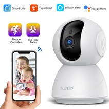 실내 ip 카메라 wifi 틸트 양방향 오디오 모션 감지 무선 스마트 홈 캠, 5mp 알렉사 구글, 협력사, 나는 플러그