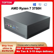 미니PC 데스크탑 고사양 topton nuc amd 게임용 ryzen 7 3750h vega 그래픽 2 ddr4 nvme ssd 컴퓨터 windows 1110 10 pro ht, 애슬론 골드 3150u, 32GB DDR4 1TB NVMe