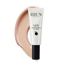 Idun Minerals - 렌 틴티드 데이 크림 - 비타민 E 및 C 주입 - 피부에 순함 - 민감하고 건조한 피부에 이상적 - 영양 및 보습 오일 함유 - 라이트 미디엄 - 1, Light/Medium