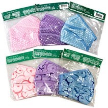 스마일데이 숨쉬는 심플 패션 캐주얼 땡땡이 꽃 얼굴 안전 마스크