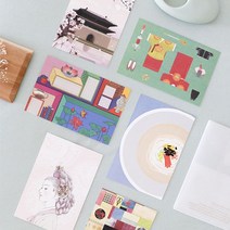 [천삼백케이] [아이스타일] [istyle]Korean Minhwa Postcard Set-정(Still)