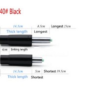 의자 가스스프링 바퀴중심봉 사무실 의자 공압 막대 가스 리프트 실린더 의자 교체 액세서리 일반 사무실, 02 NO.40 Black