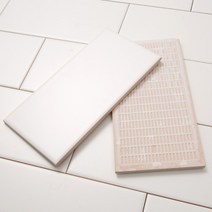 도기질 직사각 주방 욕실 타일 무광 화이트 100x200