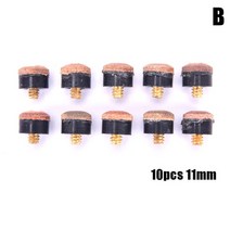 당구 큐 대 개인 채 당구 풀 큐 스틱 및 스누커 교체 부품 세트 10 Pcs 10-13mm 나사 액세서리, 10 개 11mm