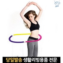 훌라우프 허리빼는 허릿살빼기 집 지압 좁은공간 원룸 홈트 운동기구 용수철훌라후프, 고래마트, 단일옵션
