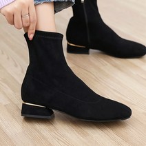 제이슈 2가지굽높이 니티 삭스부츠 3cm 6cm