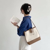 브링턴 여성 숄더백 가벼운 패브릭 가방 캔버스백 가죽 천 핸드백 데일리백