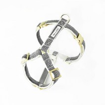 BLACK COBY GOLD HARNESS 2CM SMALL