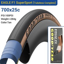 자전거 타이어 로드 MTB굿이어 F1 도로 자전거 오픈 컴플리트 700x2 5/28/32C 펑크 방지 TPI, Super25c br Tubeless, 1개