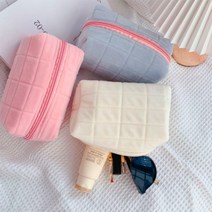 극세사털파우치 부드러운 극세사털 다용도 메이크업 파우치 부드러운파우치 다용도파우치 털파우치