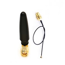 433MHZ 안테나 + IPEX IPX UFL. 피그 테일 케이블 1.13 LORA LORAWAN 3DBI GSM 안테나 433 MHZ 지향성 안테나 SMA MALE 커넥터, 1 piece, 01 1 piece