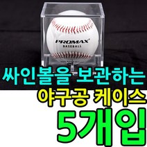 싸인볼을 깔끔하게 보관하는 야구공 케이스 X 5개입 체육용품 어린이체육용품 운동회용품 체육대회 학교체육 태권도장용품 체육관용품 W3CD2A9, KW 야구공케이스