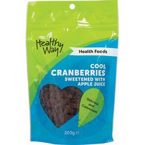 New ZeaLand 직구 Healthy Way Cranberries 7.1ounce 1pack, 수량, 상세참조