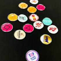 [천삼백케이] [골피아] 골피아 핵인싸 골프 볼마커 로고 패러디 에폭시 볼마크 15종, 11. 버디요