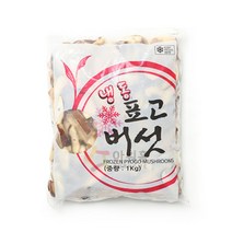 냉동 표고버섯 슬라이스 1cm 1kg x 2, 단품, 단품