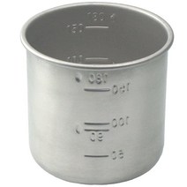 Daiso 일본 쌀 계량컵(180cc = 1 Gou Cup) 스테인리스 스틸111860
