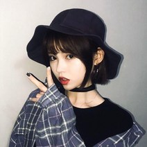 일본학과 학생 벙거지 여하 한국판 와일드 시크 선캡 화이트 소프트 메이 리틀 후레쉬 하라주쿠 화분 모자