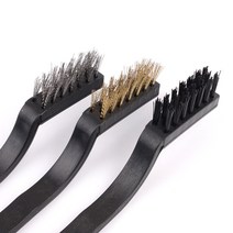 3종 손잡이 브러시 세트 황동 나이론 쇠솔 소형