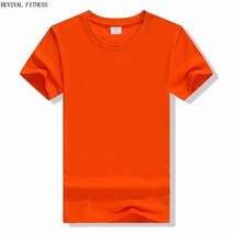 배구화 배구공 네트망 보온무릎보호대 배구유니폼 Haikyuu 티셔츠 배구 팀 유니폼 트레이닝 복 남성 여성 T 셔츠 Tshirt 여름 코튼 캐주얼 반소매, [02] M, [13] orange