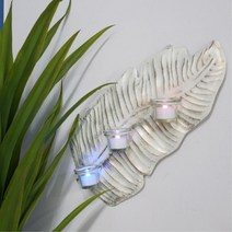 벽걸이촛대 벽촛대 나뭇잎 티라이트홀더 캔들케이스