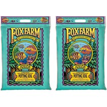 Brown (2 Pack) Foxfarm FX14053 Ocean Forest Plant Garden PH Adjusted 12 Quarts Potting Soil Blend M, 1