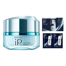 소피나 iP (아이피) 인터링크 세럼 촉촉하고 부드러운 피부에 55g + 덤 첨부 세트 (미용액) (올인원) (화장수 기능 + 유액 기능) 부드러운 + 덤 첨부 55g + 덤 첨