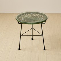피카소가구 뉴코드테이블 야외테이블 야외용테이블 아웃도어식탁 아카풀코 라탄, 뉴코드테이블-딥그린
