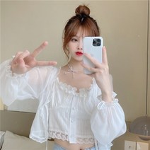 트위드자켓 여자 노카라 자켓 자킷여성용 블라우스 태양 보호 의류 카디건 코트 여름 최신 슈퍼 페어리 아