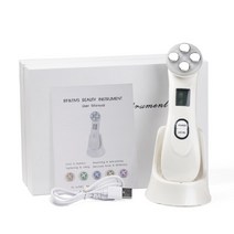 5in1 RF EMS Electroporation LED 광자 광선 치료 미용 기기 안티 에이징 페이스 리프팅 타이트닝 아이 페, 하얀