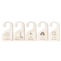 신생아부터 12 개월에서 12 개월까지 옷장 주최자 5 마리의 베이비 옷장 크기 디바이더 팩