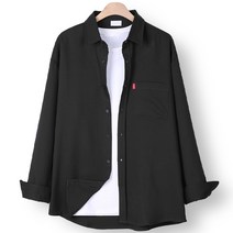 [오버나인] 남자 4XL 빅사이즈 링클프리 오버핏 긴팔 셔츠