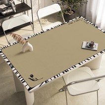 가죽 식탁매트 식탁 테이블 책상 보호필름 유리대용 가죽 방수 식탁매트, 70×130cm, B