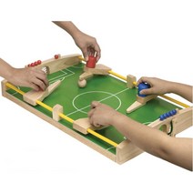 4살 우드토이 소근육발달 미니축구게임 테이블사커 어린이축구대 여아