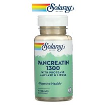 솔라레이 판테틴 325mg 90캡슐 파파야잎 함유 소화 효소 단백질 분해 판크레아틴, 1개, 90정
